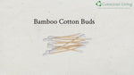 Load and play video in Gallery viewer, Bamboo Cotton Buds (Pack of 80)
